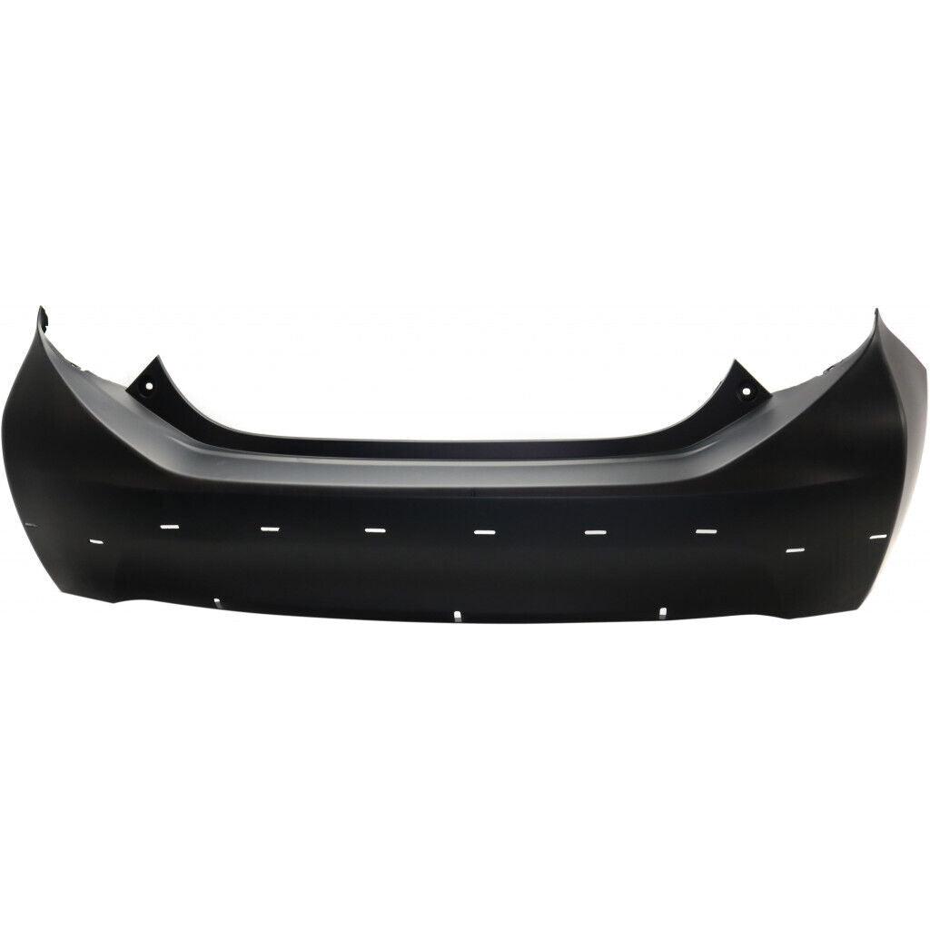 2017 Toyota Prius C Rear Bumper Primed With Spoiler Holes , TO1100327. High-strength and long-lasting.