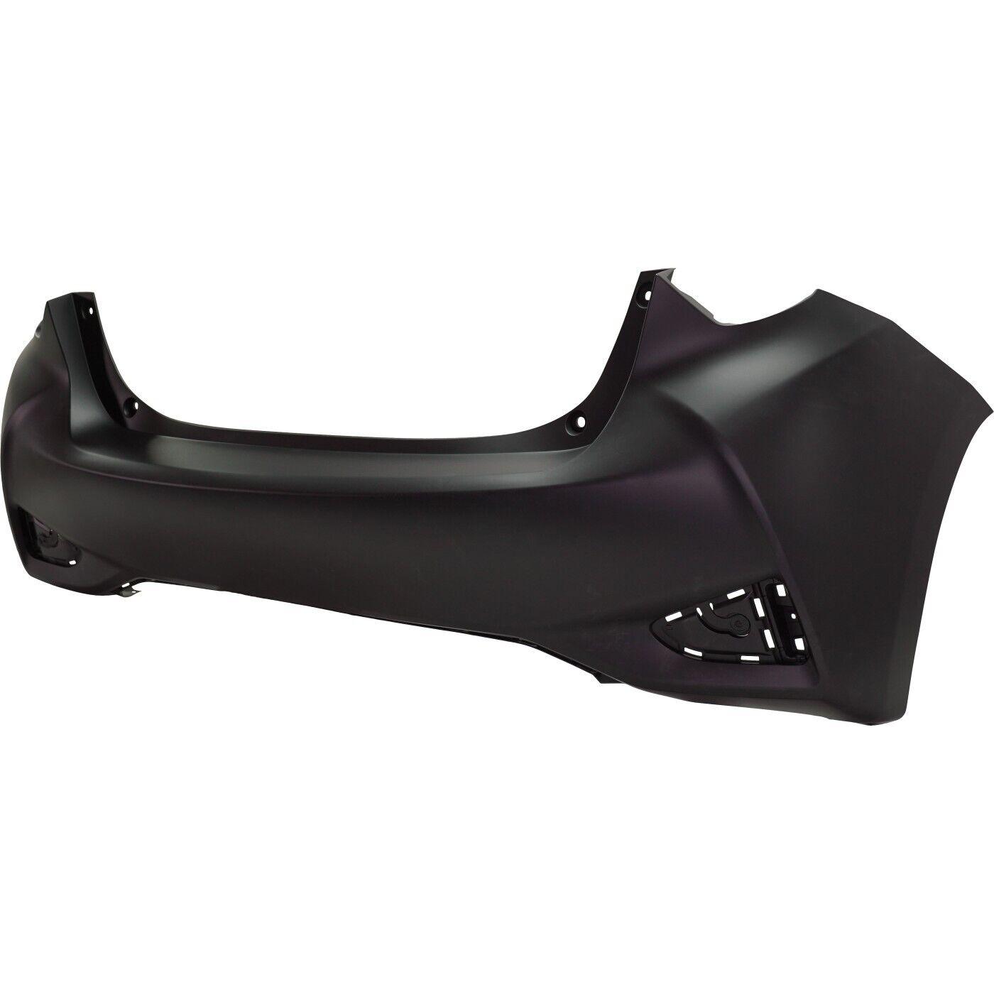 2018-2019 Toyota Yaris Hatchback Rear Bumper Primed , TO1100330. Designed for OEM alignment.