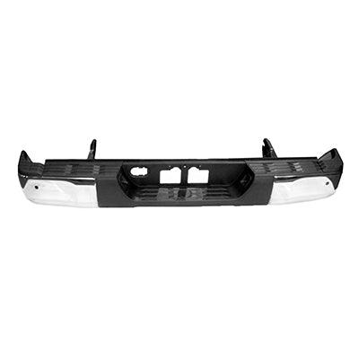 2014-2021 Toyota Tundra Rear Bumper Assy With Sensor Hole Chrome , TO1103120. Designed for OEM alignment.