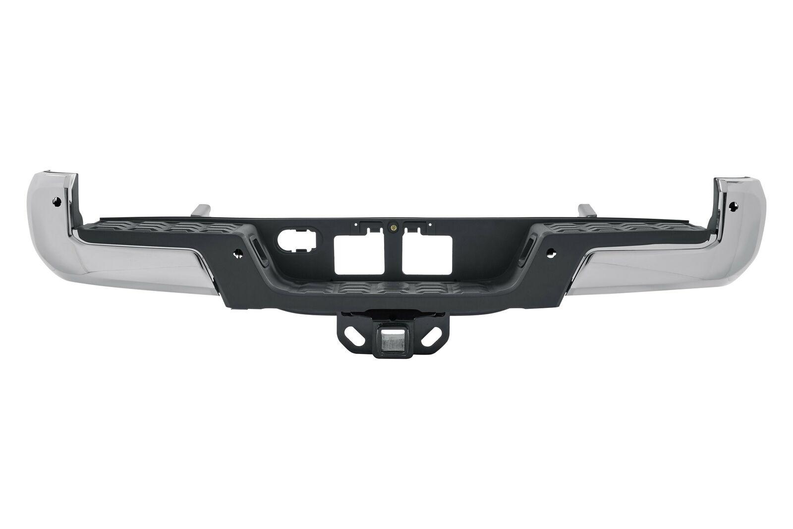 2016-2023 Toyota Tacoma Rear Bumper Assy , TO1103130. Side view of the replacement part.