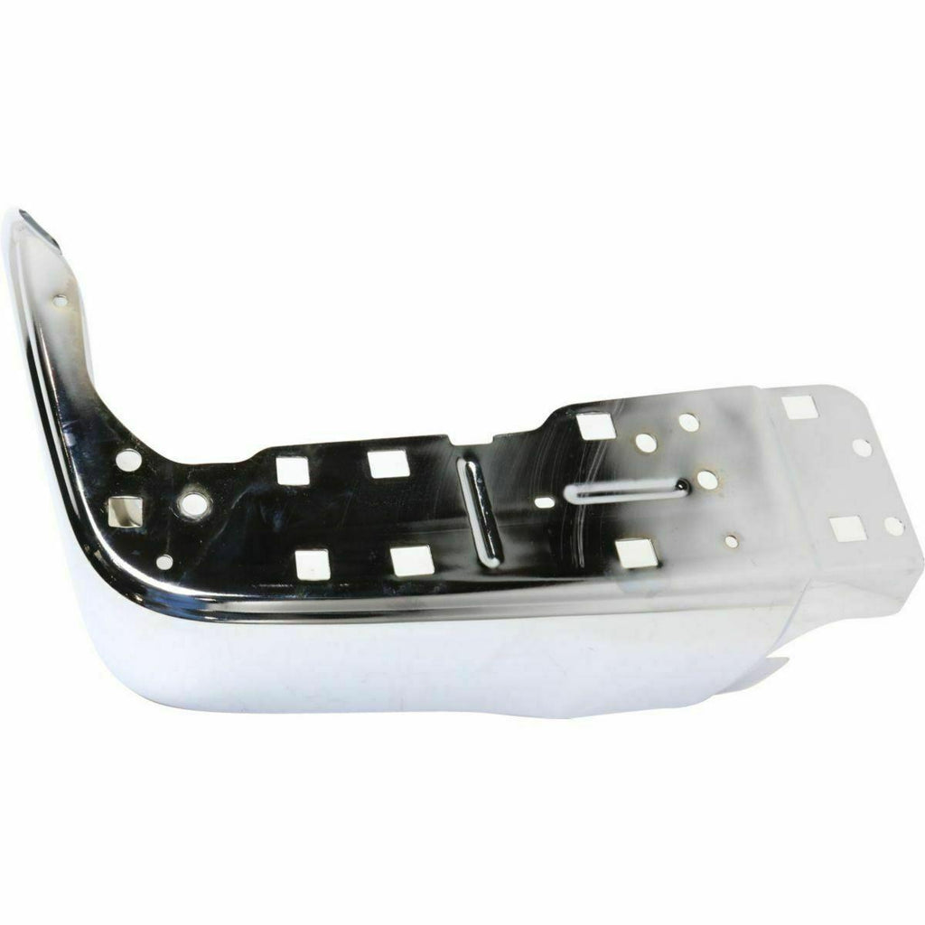 2014-2021 Toyota Tundra Bumper End Rear Driver Side Chrome Without Sensor Hole , TO1104123. Precision fitment for collision repair.
