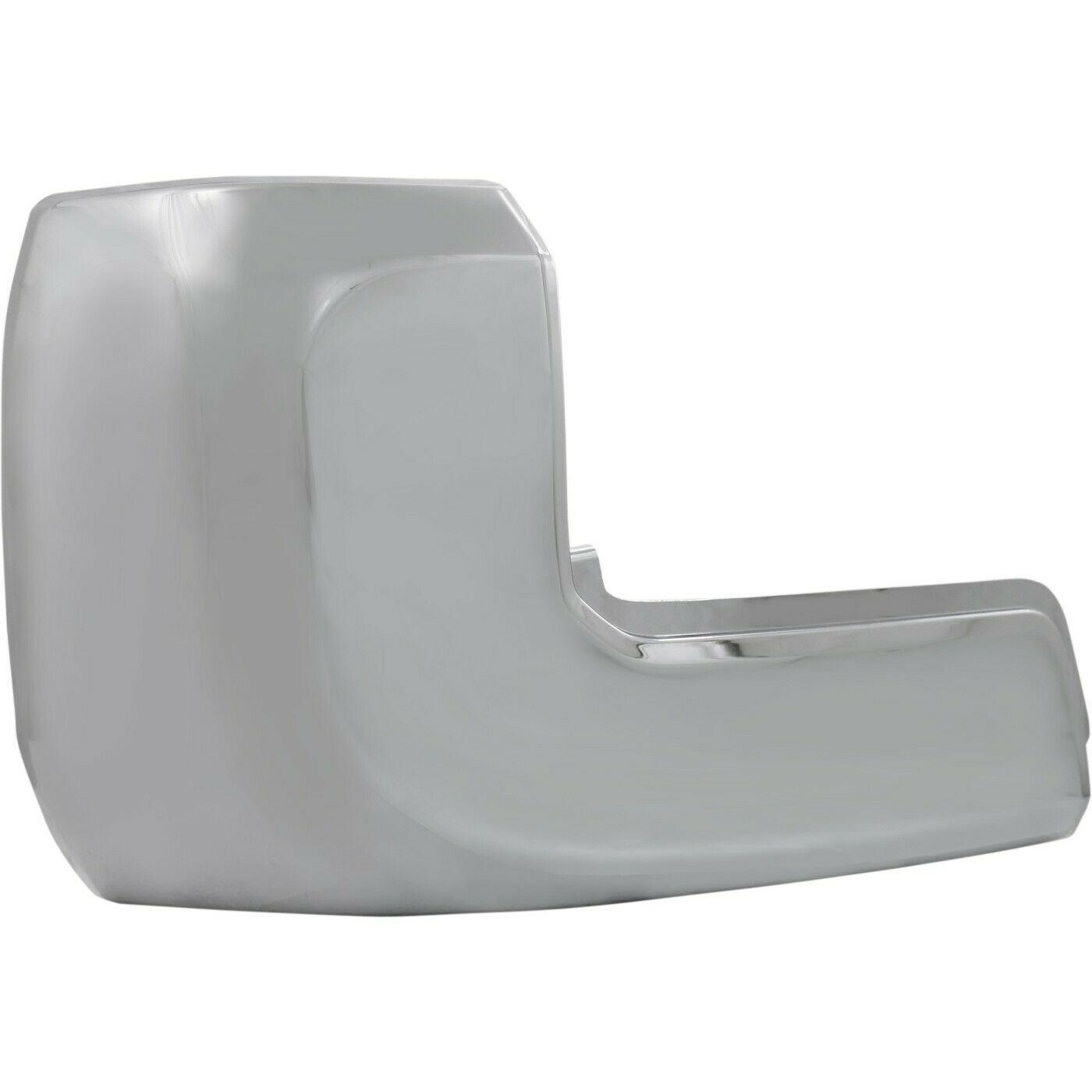 2016-2023 Toyota Tacoma Bumper End Rear Driver Side Without Hole Chrome , TO1104131. Designed for OEM alignment.