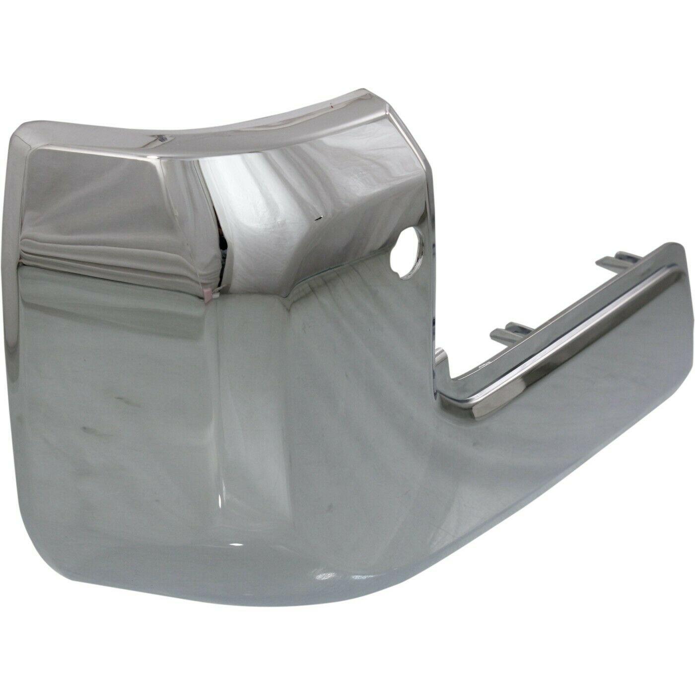 2016-2023 Toyota Tacoma Bumper End Rear Driver Side With Hole Chrome , TO1104132. Durable and impact-resistant.