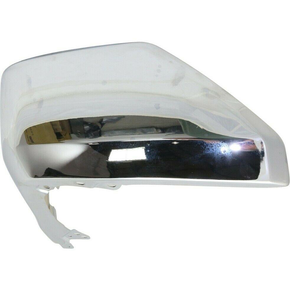 2014-2021 Toyota Tundra Bumper End Rear Passenger Side Without Sensor Hole Chrome , TO1105123. OEM-quality exterior component.