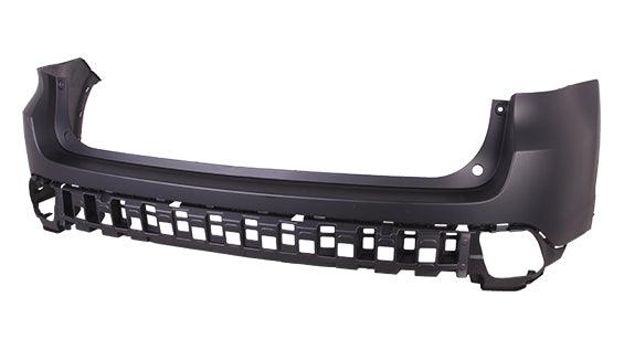 2014-2019 Toyota Highlander Rear Upper Bumper Without Sensor Primed , TO1114100. Designed for OEM alignment.