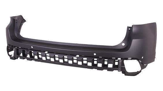 2014-2016 Toyota Highlander Hybrid Rear Upper Bumper With Sensor Primed , TO1114101. Angle view for visual reference.