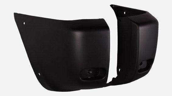 2001-2005 Toyota Rav4 Rear Bumper Primed With Wheel Opening Flare Passenger Side , TO1117101. Designed for OEM alignment.