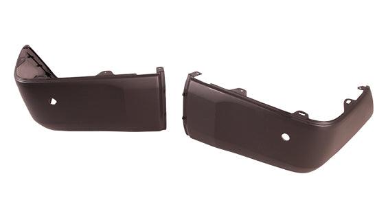 2014-2021 Toyota Tundra Bumper End Rear Passenger Side Primed With Sensor Hole , TO1117109. Angle view for visual reference.
