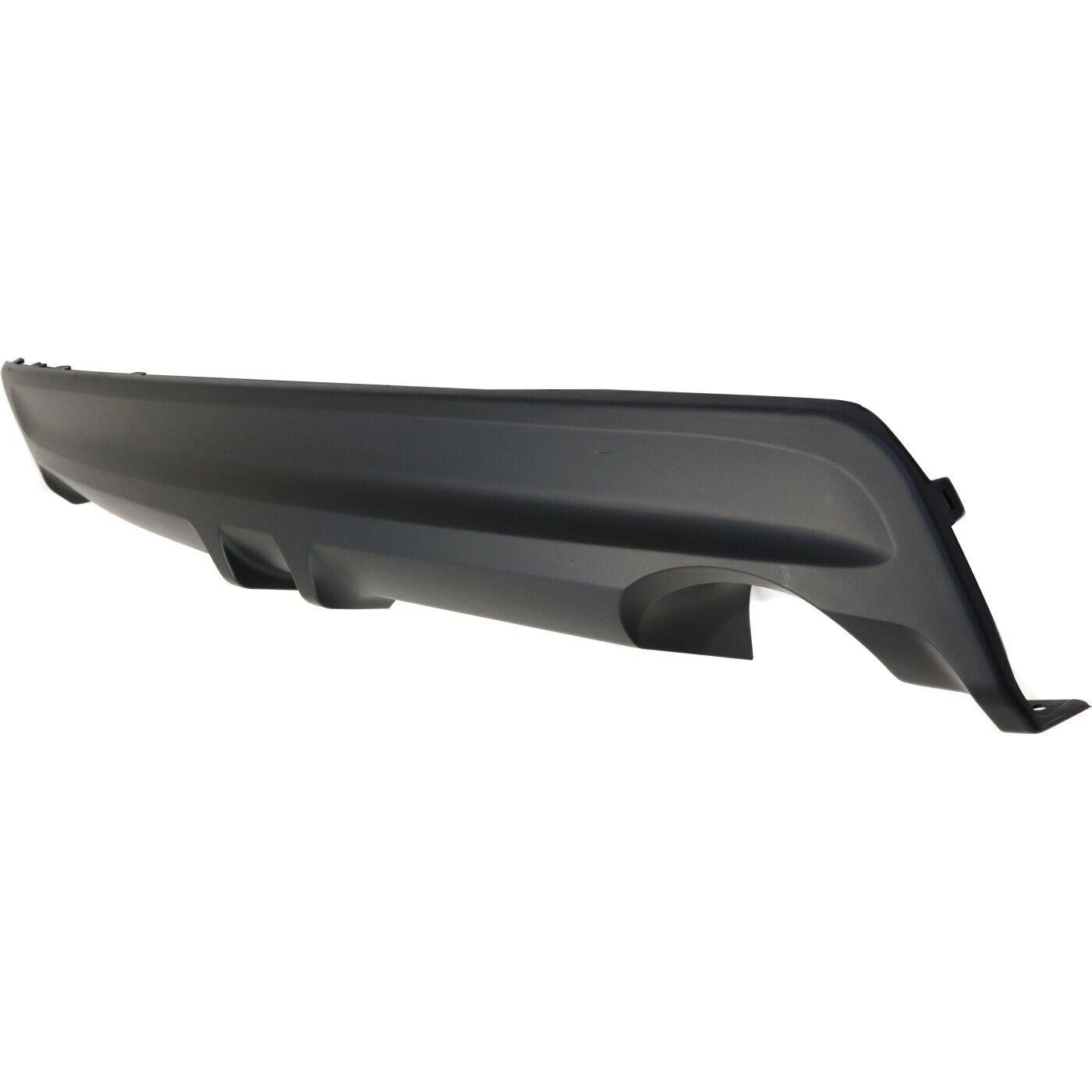 2009-2010 Toyota Matrix Bumper Spoiler Rear Primed Center , TO1193111. Angle view for visual reference.