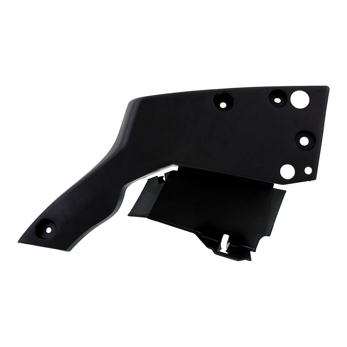 2010-2015 Toyota Prius Rear Passenger Side Bumper Spoiler, to1193115. Front view.