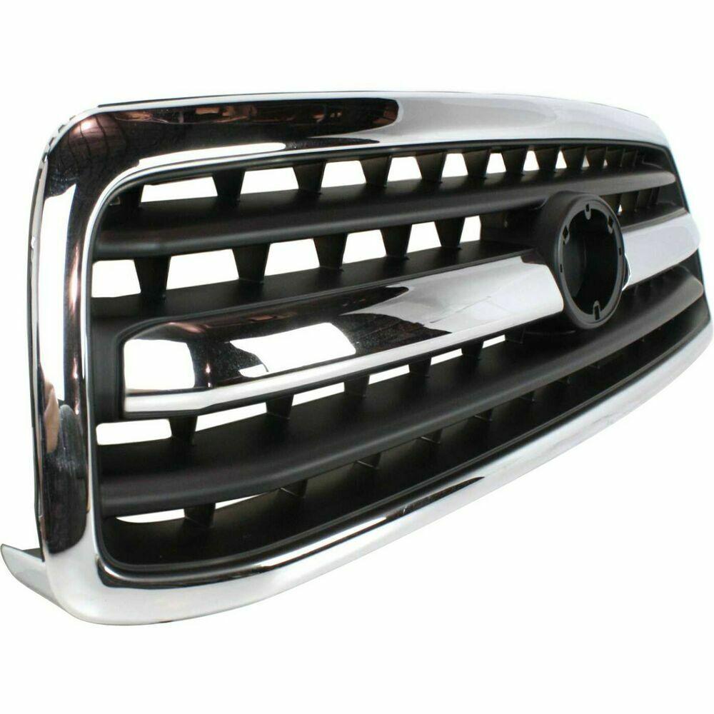 2000-2002 Toyota Tundra Grille Regular Chrome/Black , TO1200223. High-strength and long-lasting.