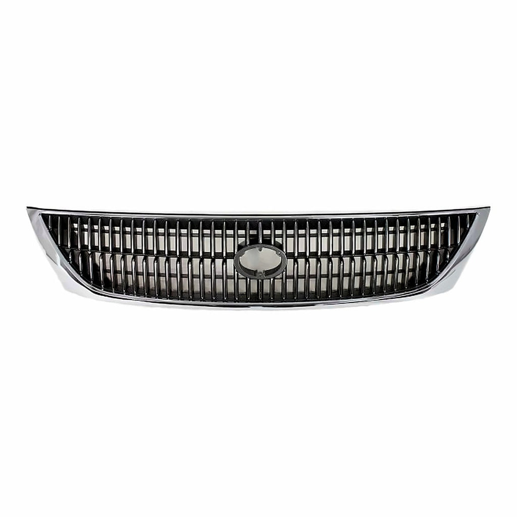 2000-2002 Toyota Avalon Grille Chrome Silver Black, to1200236. Front view.
