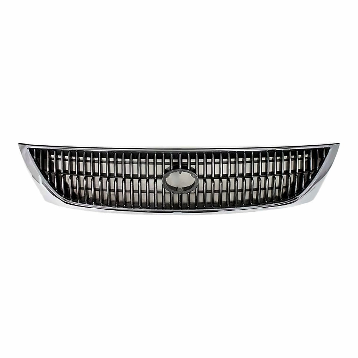2000-2002 Toyota Avalon Grille Chrome Silver Black, to1200236. Front view.