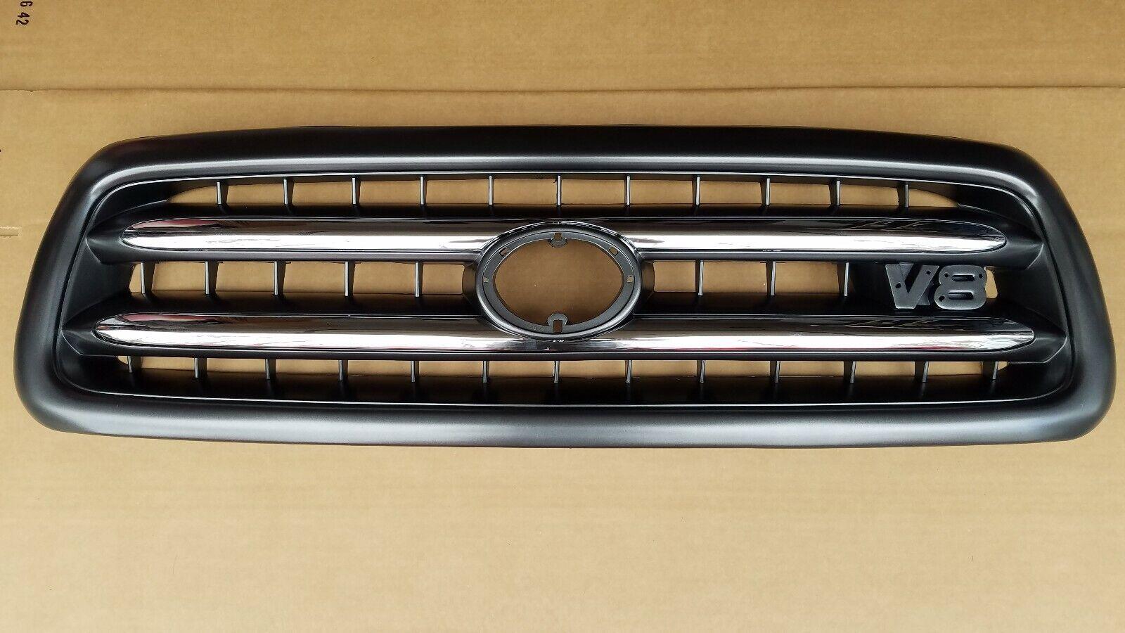 2001-2004 Toyota Sequoia Grille With Chrome Moulding Ptm Ltd , TO1200243. Replacement part ready for install.