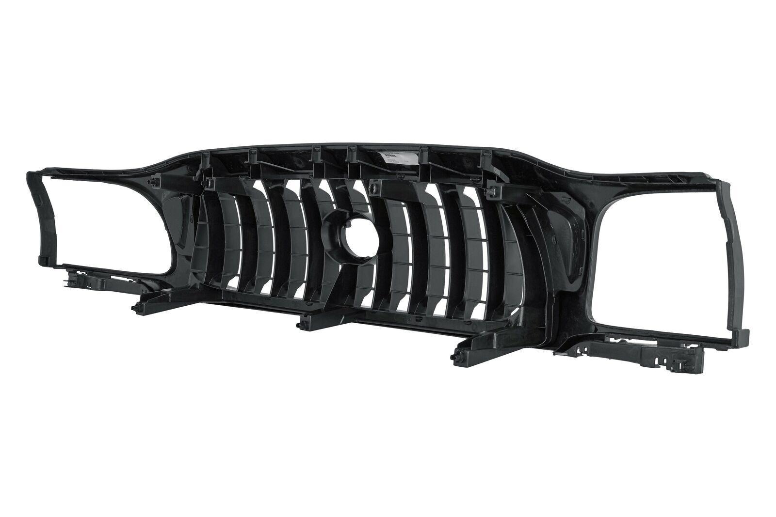 2001-2004 Toyota Tacoma Grille Matt-Black Without S-Runner , TO1200250. Factory-style replacement part.