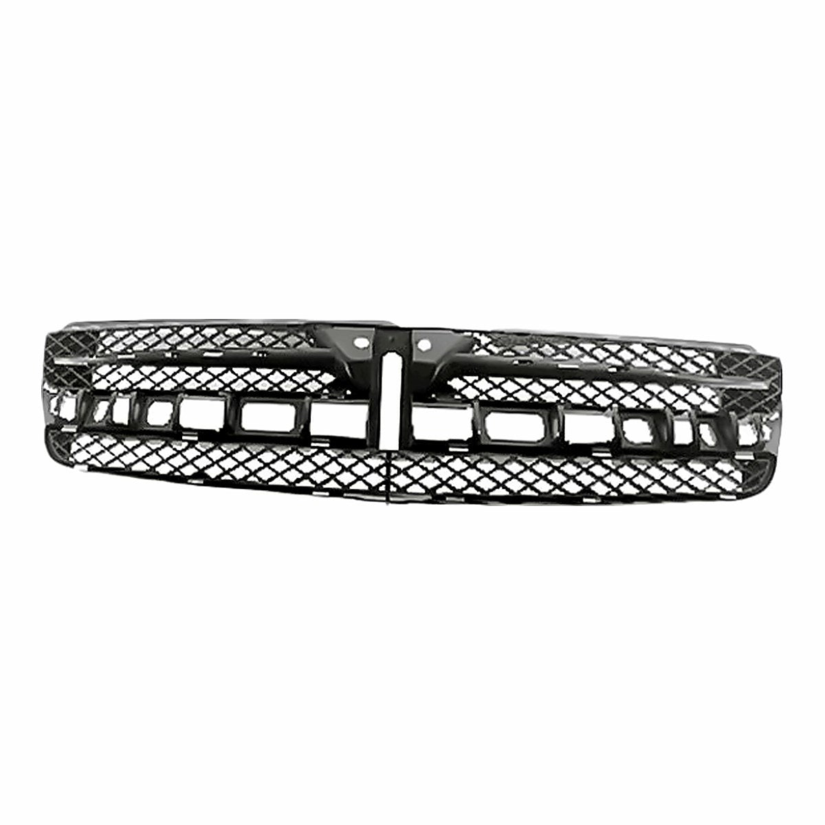 2004-2005 Toyota Sienna Grille Chrome Black, to1200277. Front view.