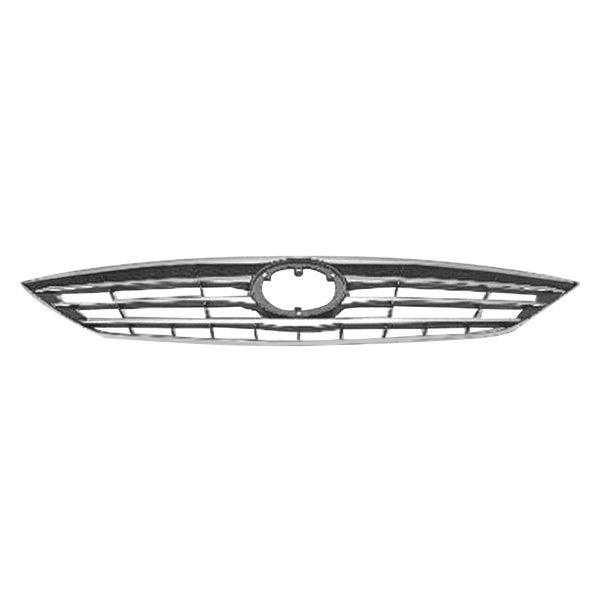 2005-2006 Toyota Camry Grille Chrome Silver Gray Le/Xle , TO1200284. Factory-style replacement part.