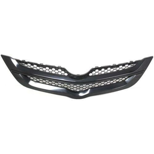 2007-2008 Toyota Yaris Sedan Grille Matte-Black , TO1200294. Professional-grade auto body part.