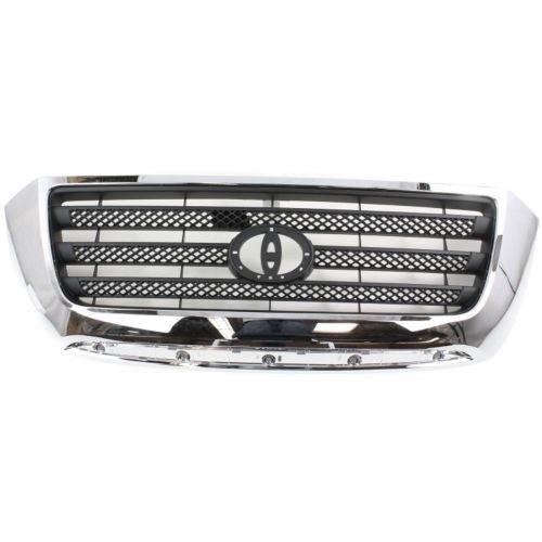 2007-2009 Toyota Tundra Grille Ltd Model Gray With Chrome Frame , TO1200303. Exact fit for vehicle restoration.