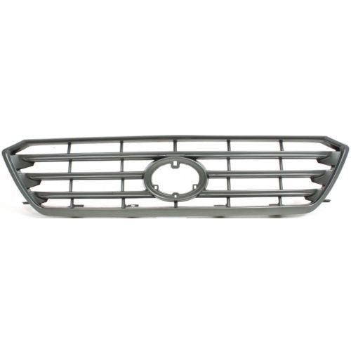 2008-2010 Toyota Highlander Grille Base Painted Slv-Gray/Gray , TO1200306. Precision fitment for collision repair.