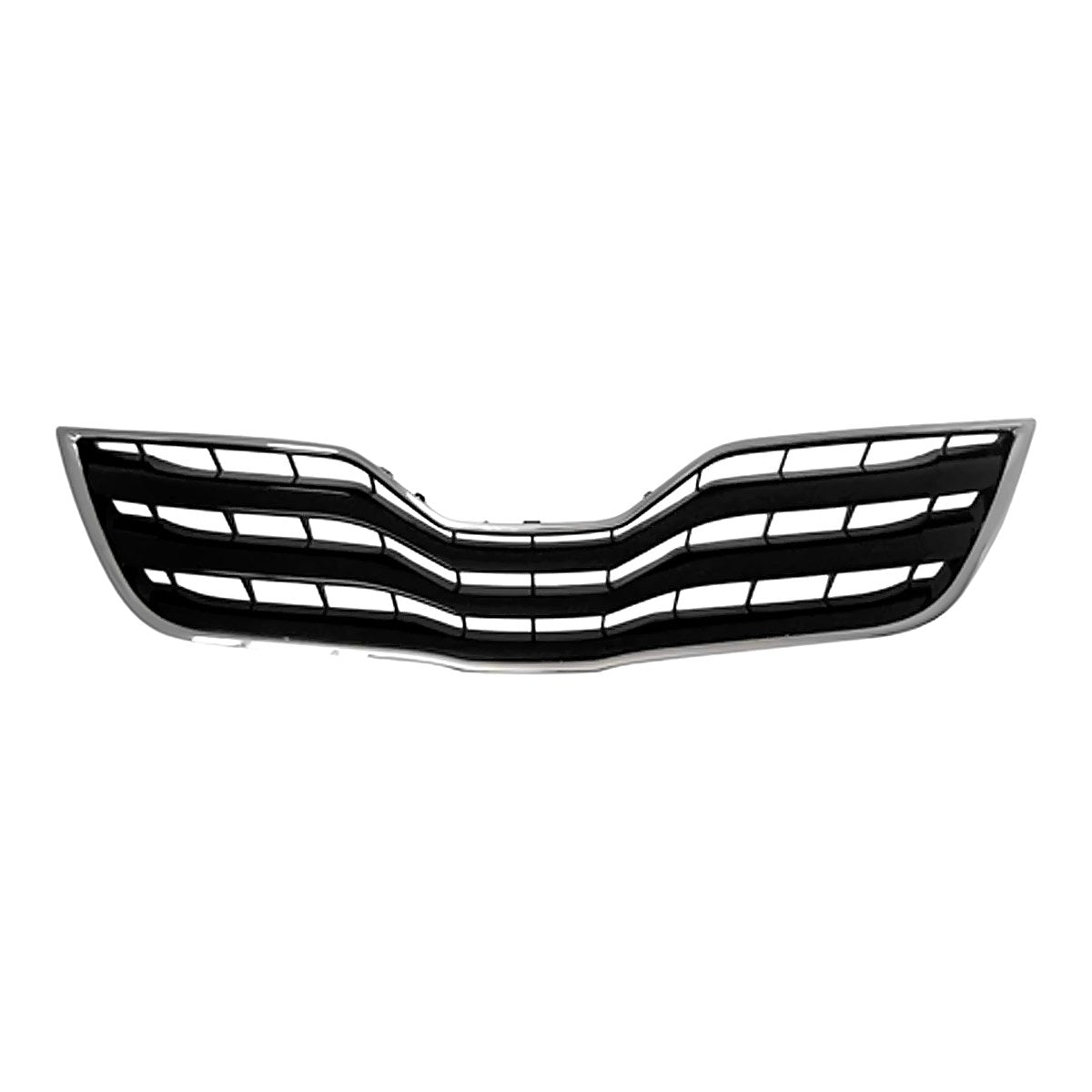 2010-2011 Toyota Camry Grille Black Chrome, to1200324. Front view.