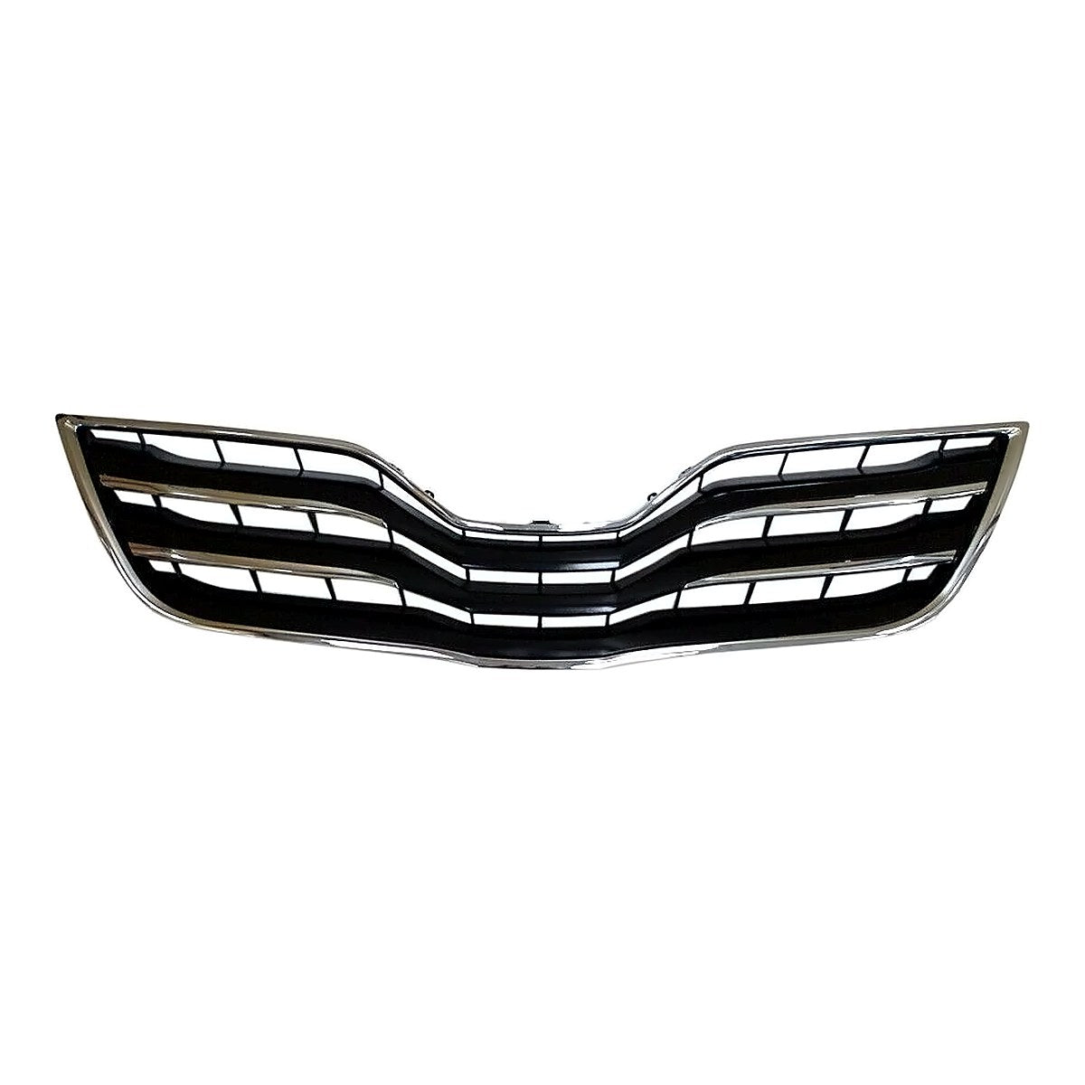 2010-2011 Toyota Camry Grille Black Chrome, to1200325. Front view.