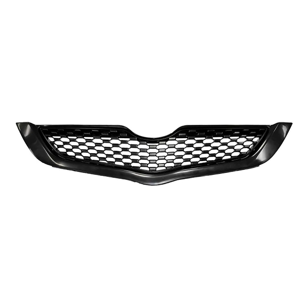 2009-2011 Toyota Yaris Sedan Grille Black, to1200328. Front view.