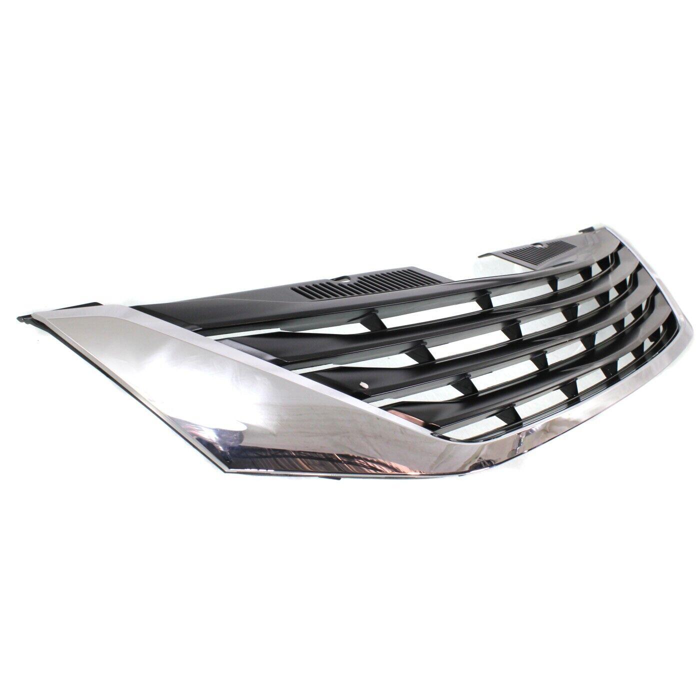2011-2014 Toyota Sienna Grille Black With Chrome Moulding Base/Le Model , TO1200334. Replacement part ready for install.