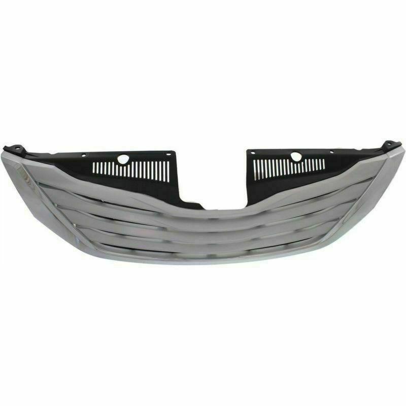 2011-2012 Toyota Sienna Grille Black Without Cruise Control With Premium Pkg Ltd/Xle Model , TO1200335. High-strength and long-lasting.