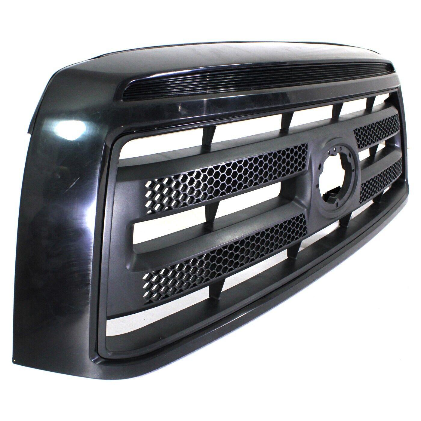 2010-2013 Toyota Tundra Grille , TO1200336. Side view of the replacement part.