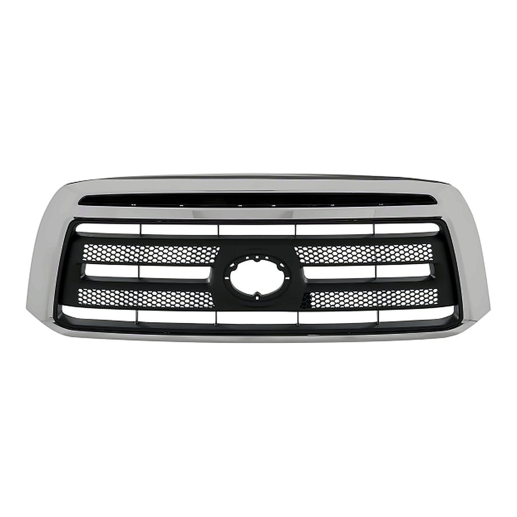 2010-2013 Toyota Tundra Front Grille Matte Black, to1200337. Front view.