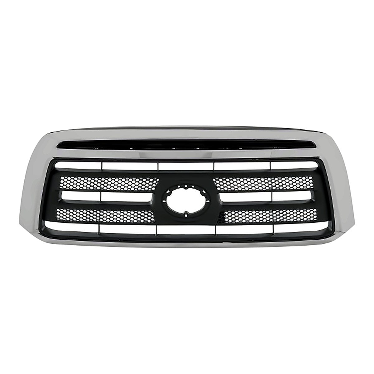 2010-2013 Toyota Tundra Front Grille Matte Black, to1200337. Front view.