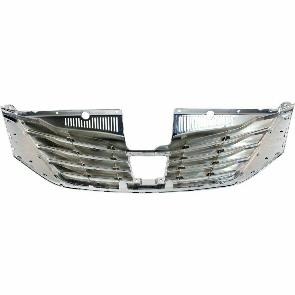 2011-2012 Toyota Sienna Grille Chrome With Chrome Moulding With Cruise Control , TO1200339. OEM-quality exterior component.