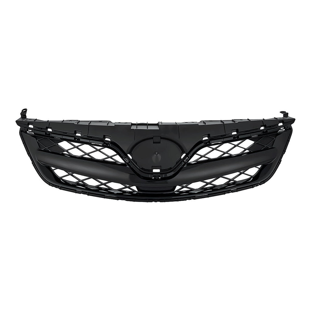 2011-2013 Toyota Corolla Sedan Grille Black, to1200340. Front view.