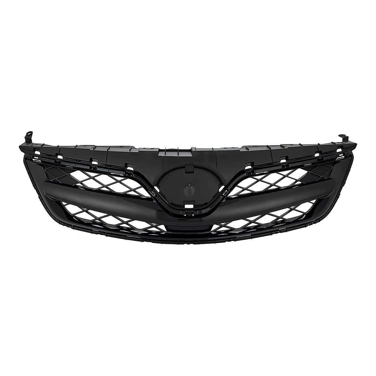 2011-2013 Toyota Corolla Sedan Grille Black, to1200340. Front view.