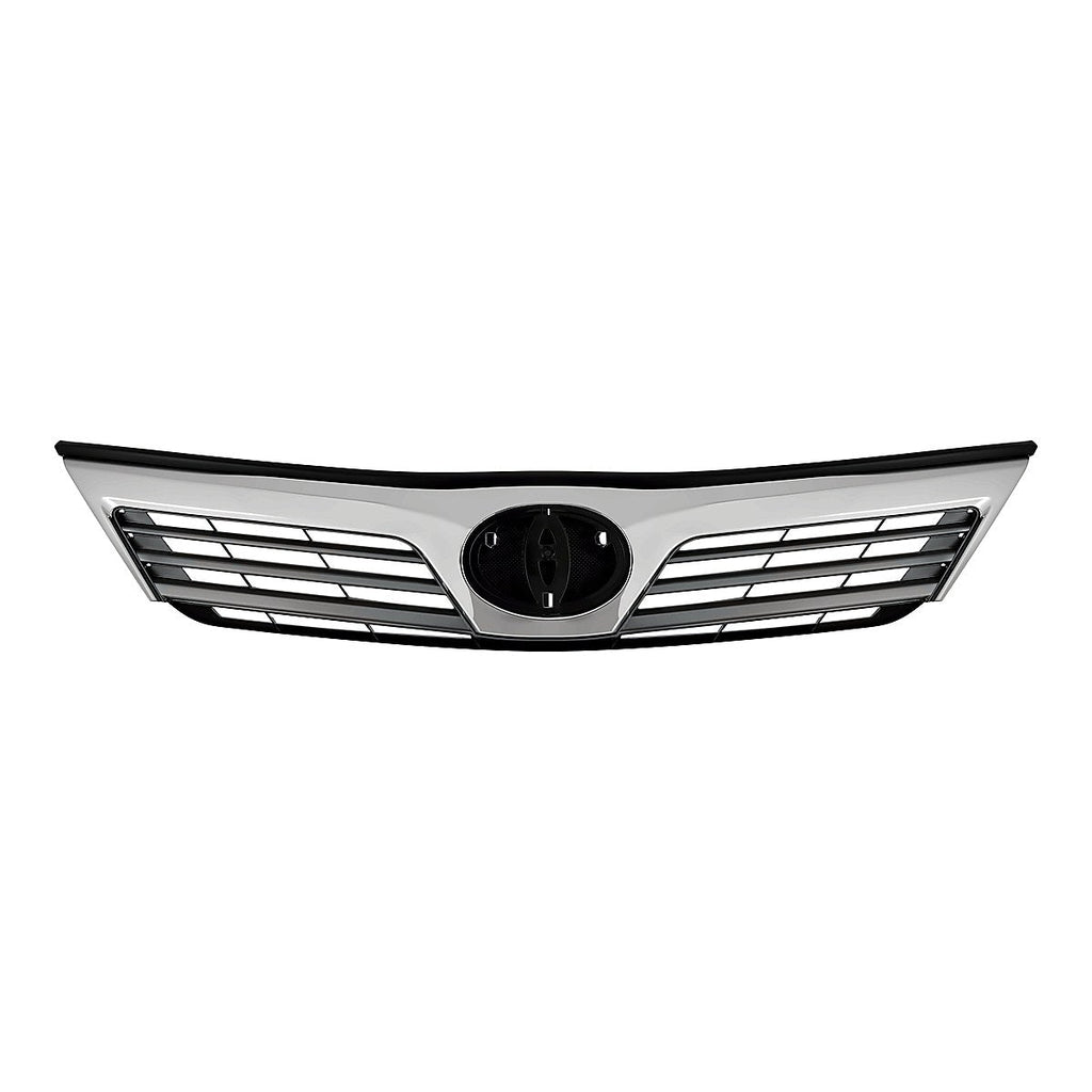 2012-2014 Toyota Camry Grille Chrome, to1200344. Front view.