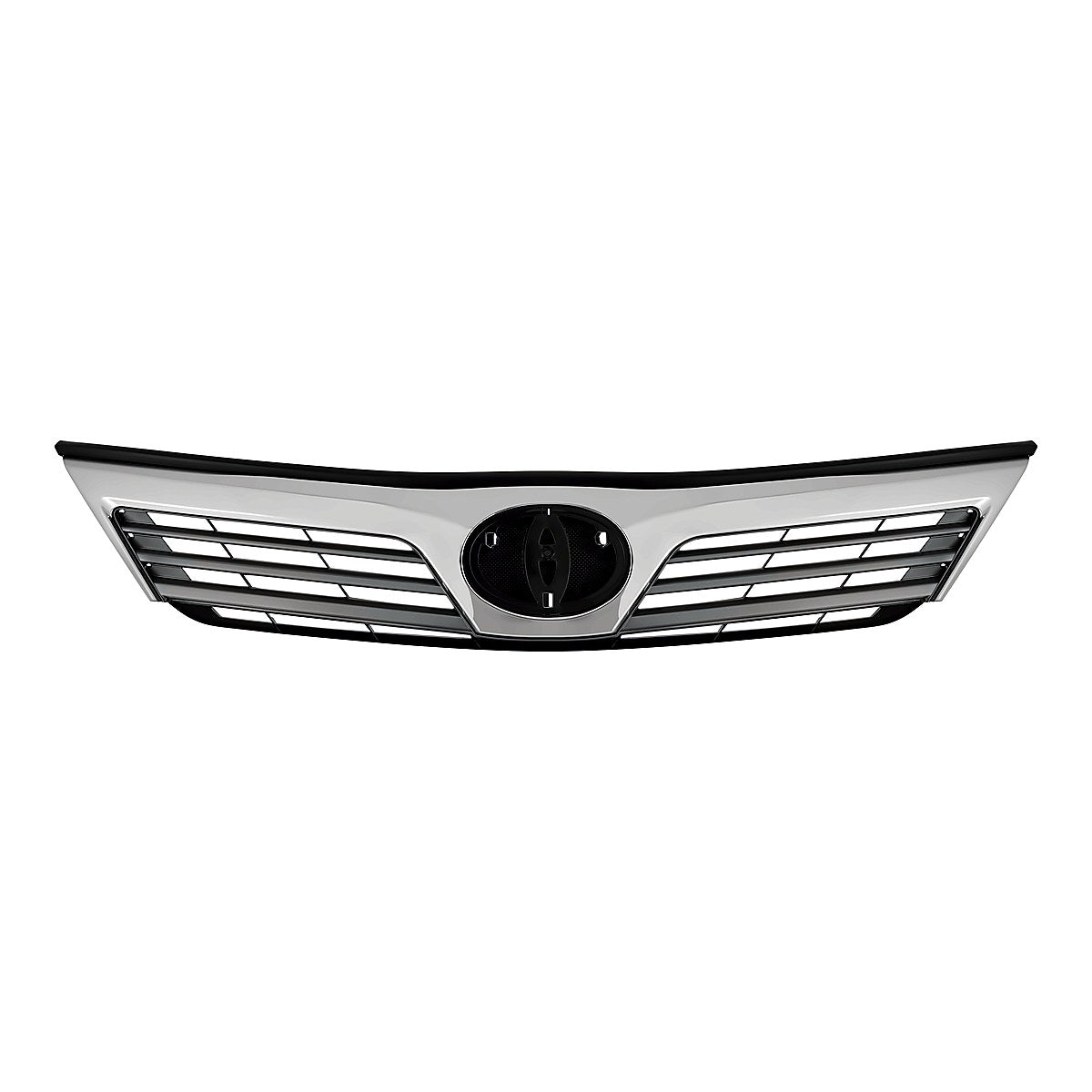 2012-2014 Toyota Camry Grille Chrome, to1200344. Front view.