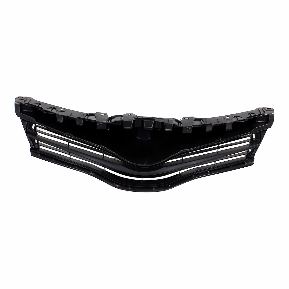 2012-2014 Toyota Yaris Hatchback Grille Black, to1200347. Front view.