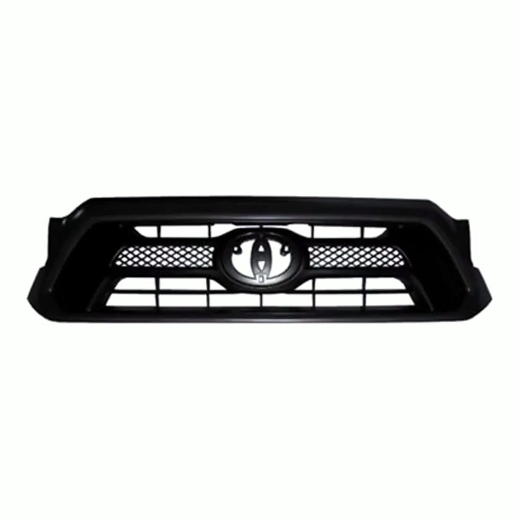 2012-2015 Toyota Tacoma Grille Matte Dark, to1200349. Front view.