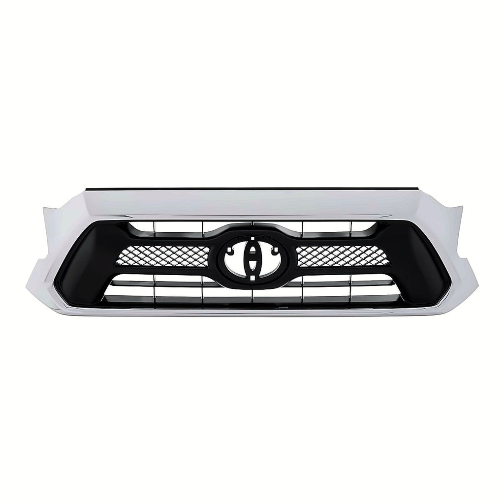 2012-2015 Toyota Tacoma Grille Matte Dark, to1200351. Front view.