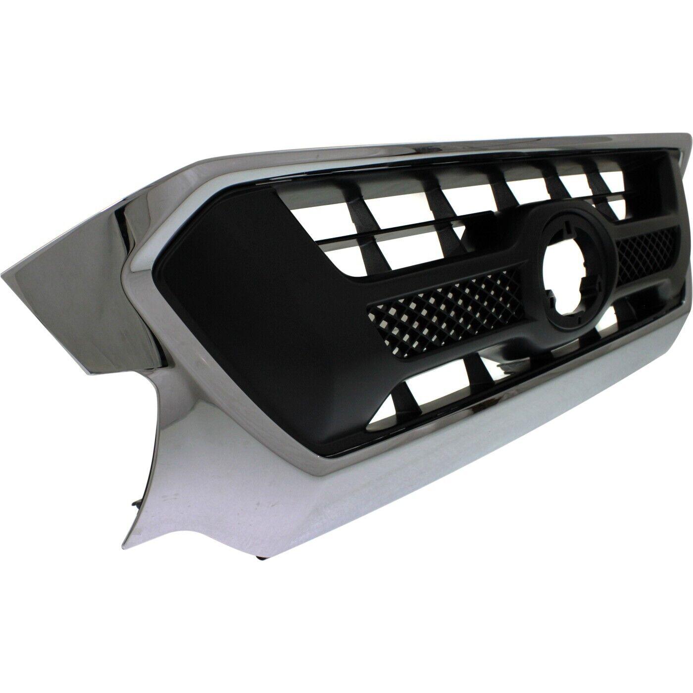 2012-2015 Toyota Tacoma Grille Matte-Dark Gray With Chrome Mldg Sr6 , TO1200351. OEM-style replacement.