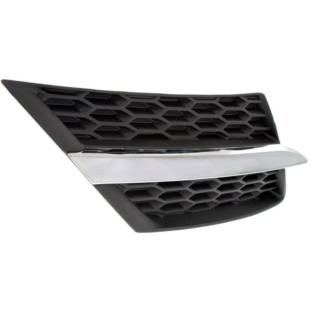 2013-2015 Toyota Rav4 Grille Passenger Side With Chrome Moulding , TO1200361. Installed view for reference.