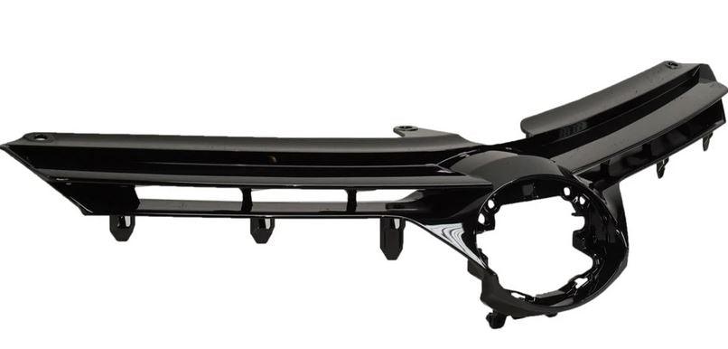 2017-2018 Toyota Corolla Sedan Grille Ptd Black Ce/L/Le/Xle Model Without Sport , TO1200424. Side view of the replacement part.