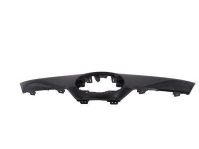 2019-2023 Toyota Corolla Hatchback Grille Moulding Upper Bright Black , TO1200450. Installed view for reference.