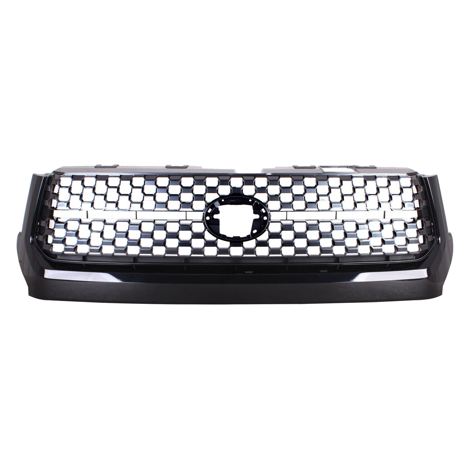 2018-2021 Toyota Tundra Grille Front Ptm Frame With Black Honey Comb Center , TO1200454. OEM-style replacement.