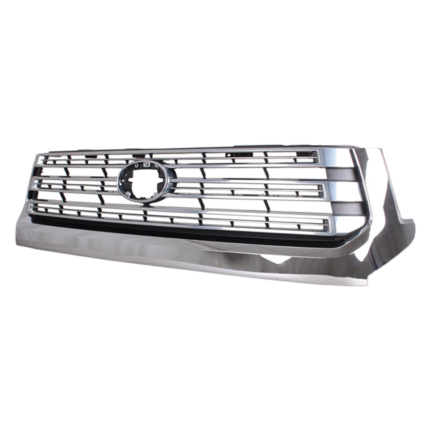 2018-2021 Toyota Tundra Grille Front Chrome Frontam With Silver Bars Ltd Models , TO1200459. Precision fitment for collision repair.