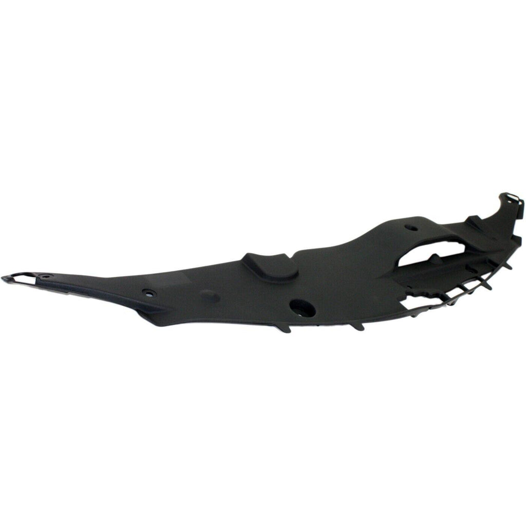 2007-2011 Toyota Camry Grille Support Matte Black , TO1207102. Installed view for reference.