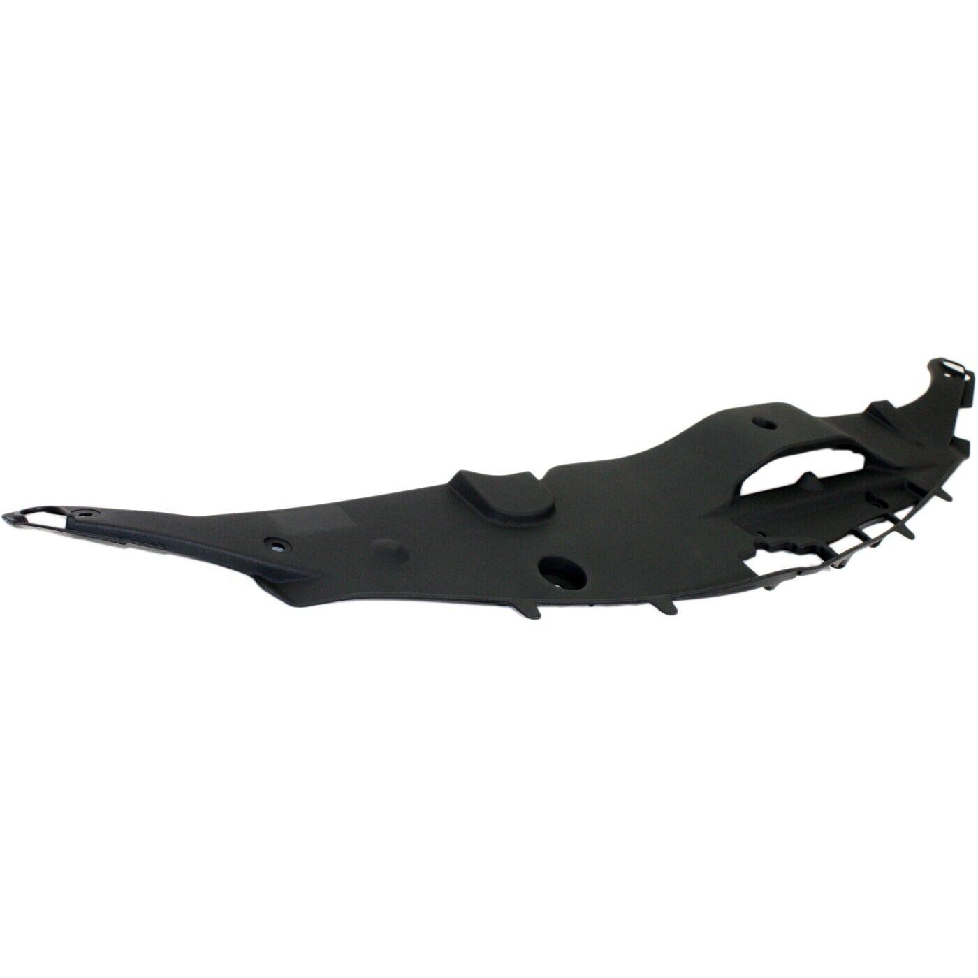 2007-2011 Toyota Camry Grille Support Matte Black , TO1207102. Installed view for reference.