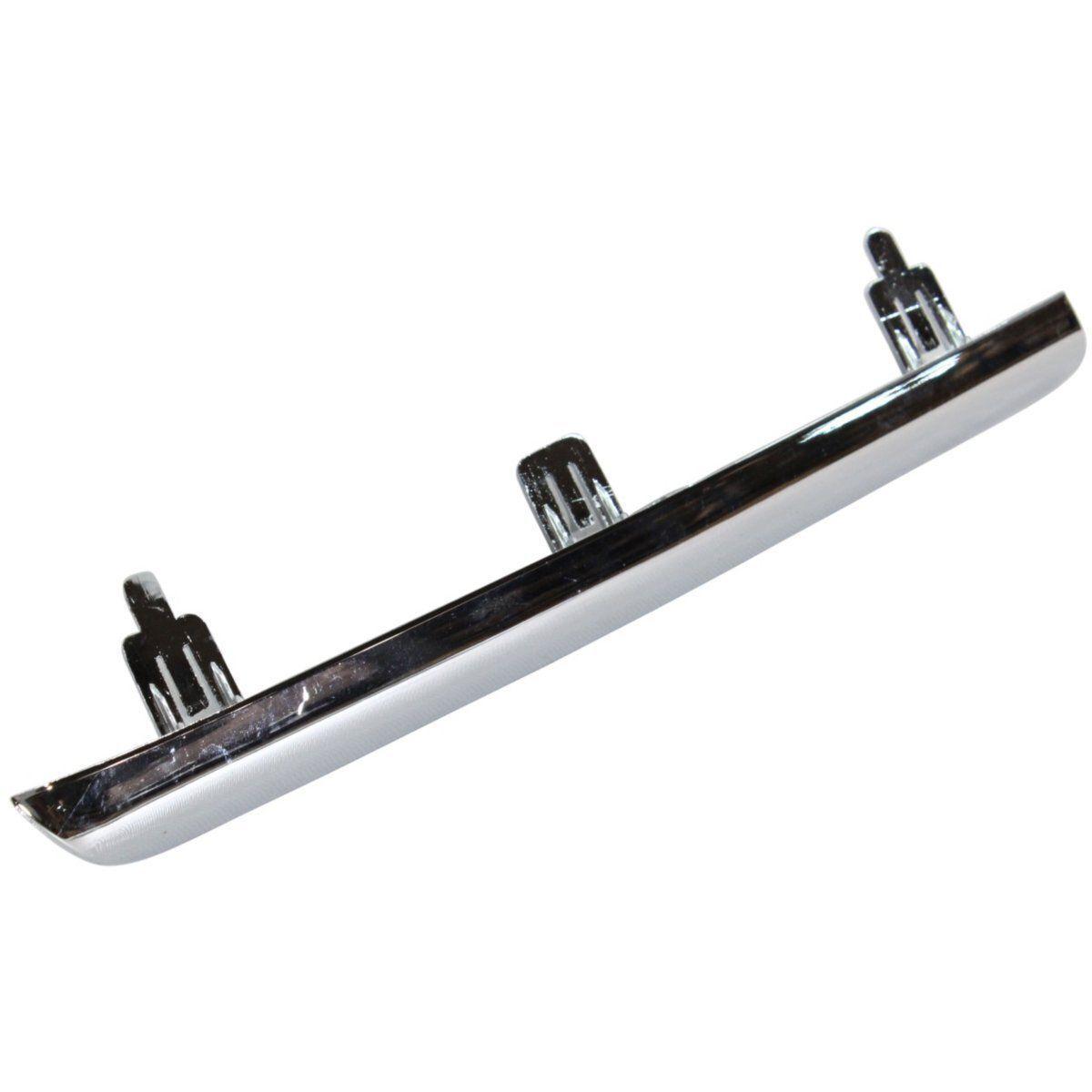 2009-2012 Toyota Rav4 Grille Upper Moulding Chrome Driver Side Ltd Model , TO1212107. Side view of the replacement part.