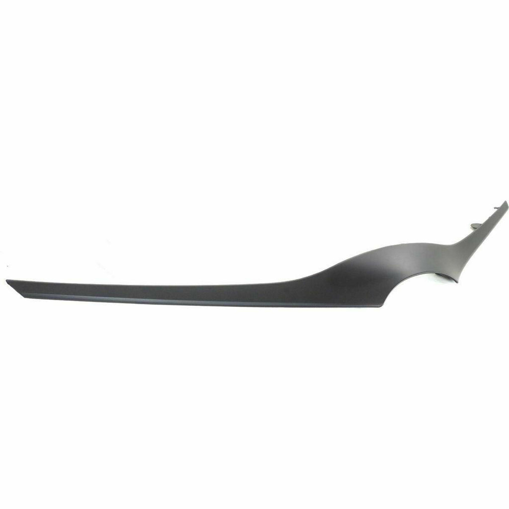 2015 Toyota Yaris Hatchback Grille Upper Moulding Black , TO1217100. Durable and impact-resistant.